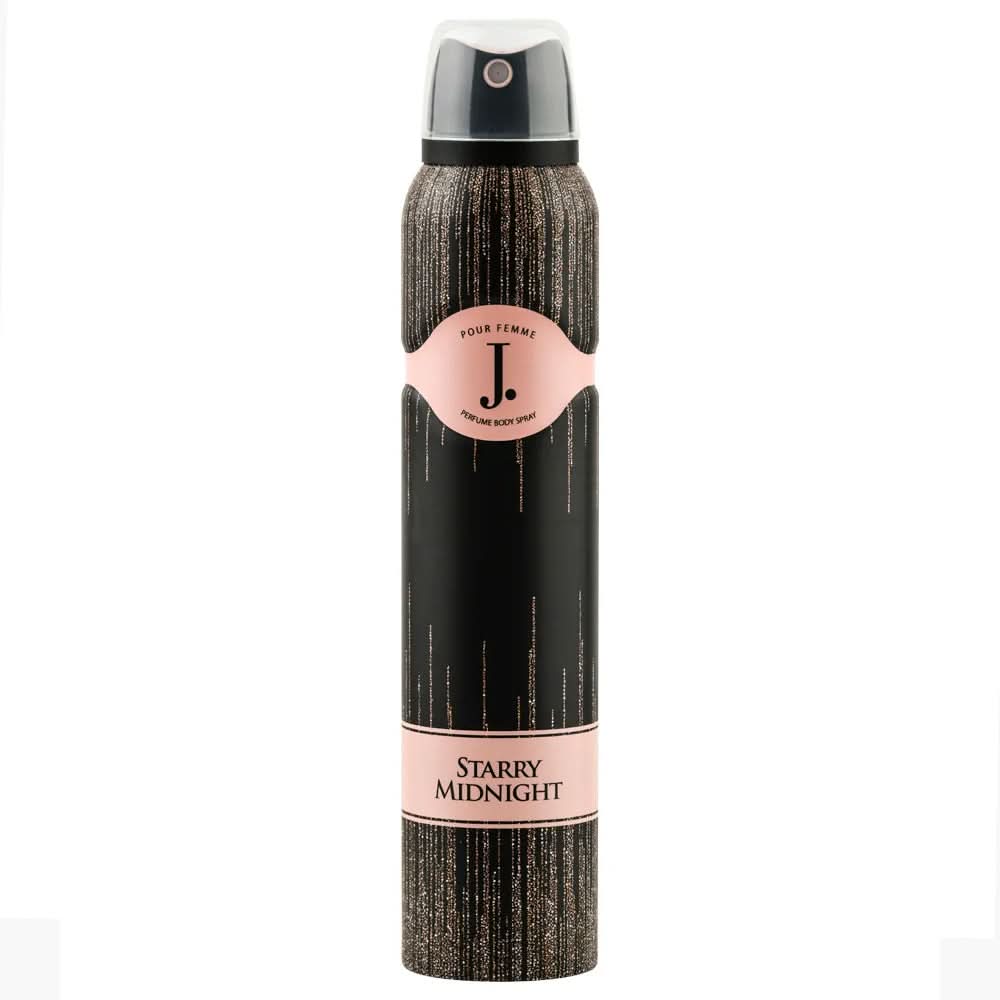 J. Body Spray Starry Midnight For Women - 200Ml, Women Body Spray & Mist, J., Chase Value