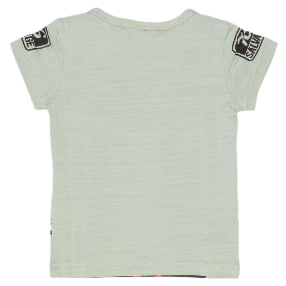 Boys Half Sleeves T-Shirt - Green, Kids, Boys T-Shirts, Chase Value, Chase Value