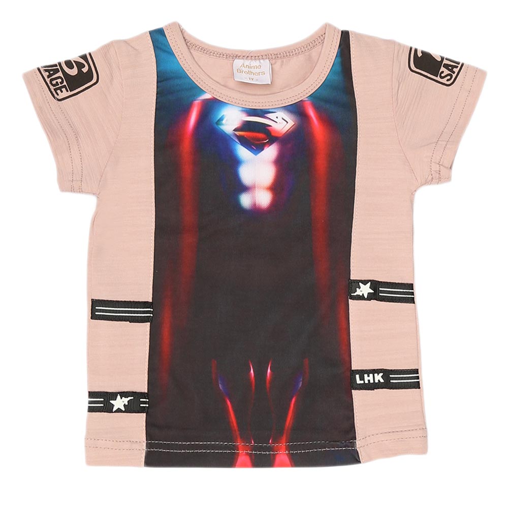 Boys Half Sleeves T-Shirt - Pink, Kids, Boys T-Shirts, Chase Value, Chase Value