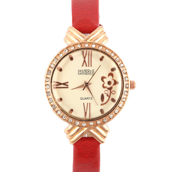 Women's Wrist Watch - Red - test-store-for-chase-value