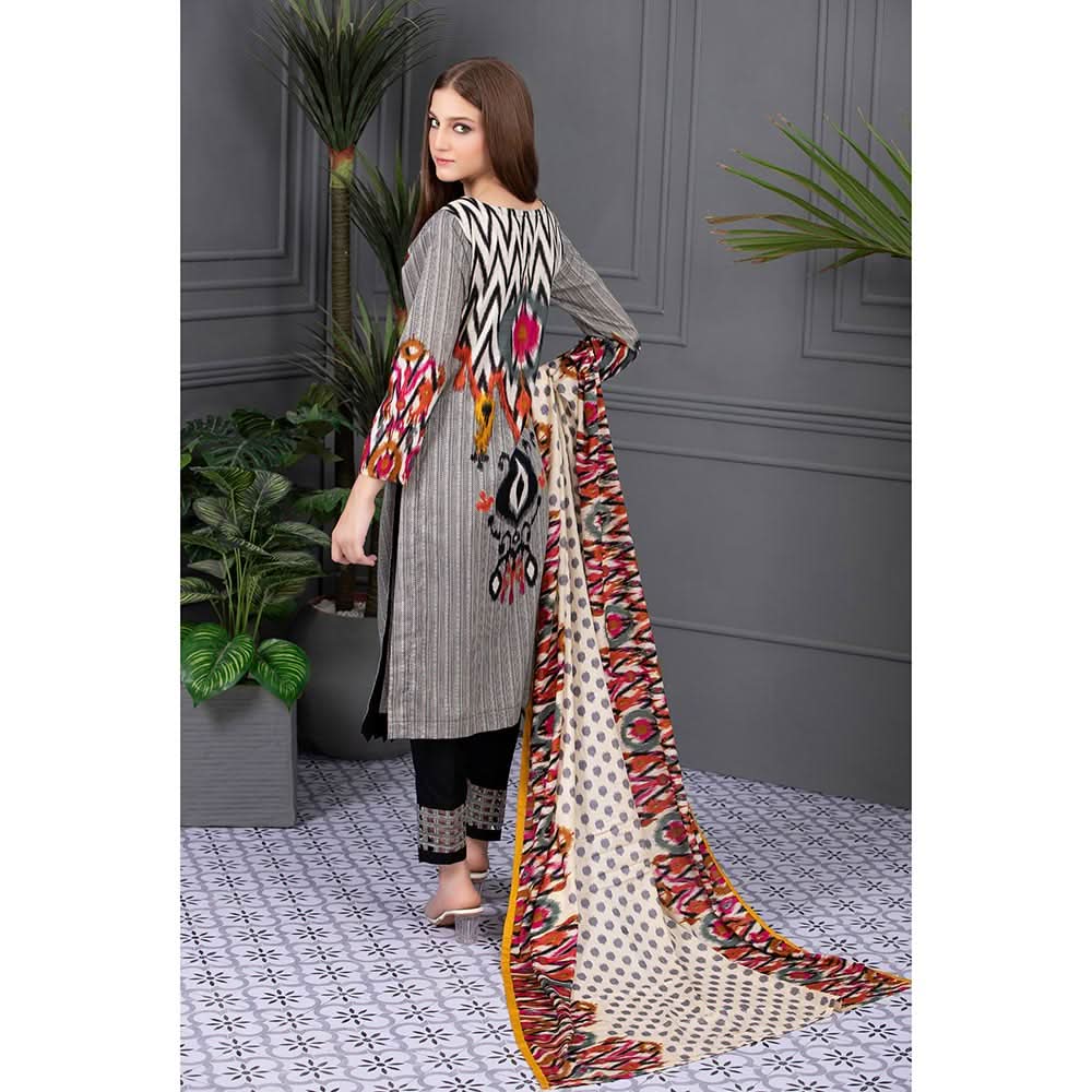 Sahil Special Edition Printed Linen Suit, Women, 3Pcs Shalwar Suit, ZS Textiles, Chase Value