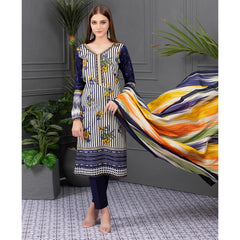 Sahil Special Edition Printed Linen 3 Pcs Un-Stitched Suit - 1, Women, 3Pcs Shalwar Suit, ZS Textiles, Chase Value