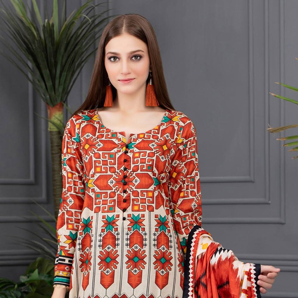 Sahil Special Edition Printed Linen Suit, Women, 3Pcs Shalwar Suit, ZS Textiles, Chase Value
