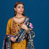 Sahil  Printed Linen Un-Stitched 3 Pcs Suit V-2 - 5, Women, 3Pcs Shalwar Suit, Sahil, Chase Value