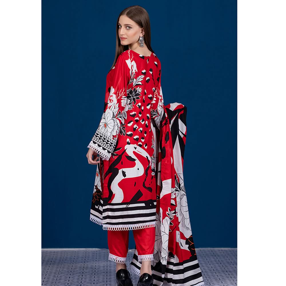 Sahil  Printed Linen Un-Stitched 3 Pcs Suit V-2 - 6, Women, 3Pcs Shalwar Suit, Sahil, Chase Value
