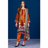 Sahil  Printed Linen Un-Stitched 3 Pcs Suit V-2 - 2, Women, 3Pcs Shalwar Suit, Sahil, Chase Value