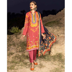 Salina Linen Unstitched 3Pcs Suit - 10, Women, 3Pcs Shalwar Suit, Regalia Textiles, Chase Value