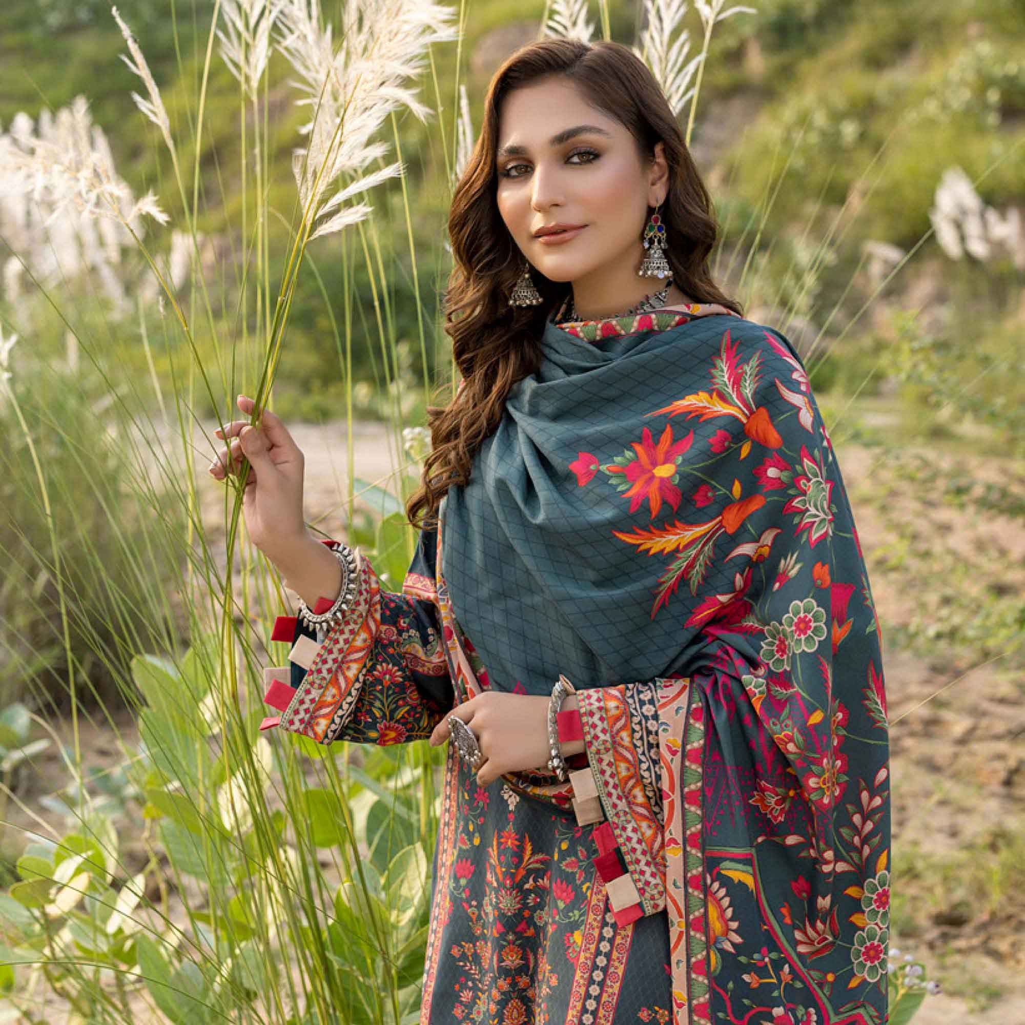 Salina Linen Unstitched 3Pcs Suit - 1, Women, 3Pcs Shalwar Suit, Regalia Textiles, Chase Value
