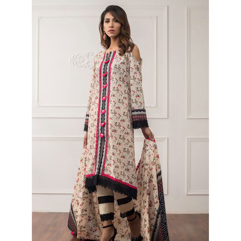 Salina Digital Printed Khaddar 3Pcs Un-Stitched Suit Vol 3 - 06, Women, 3Pcs Shalwar Suit, Regalia Textiles, Chase Value