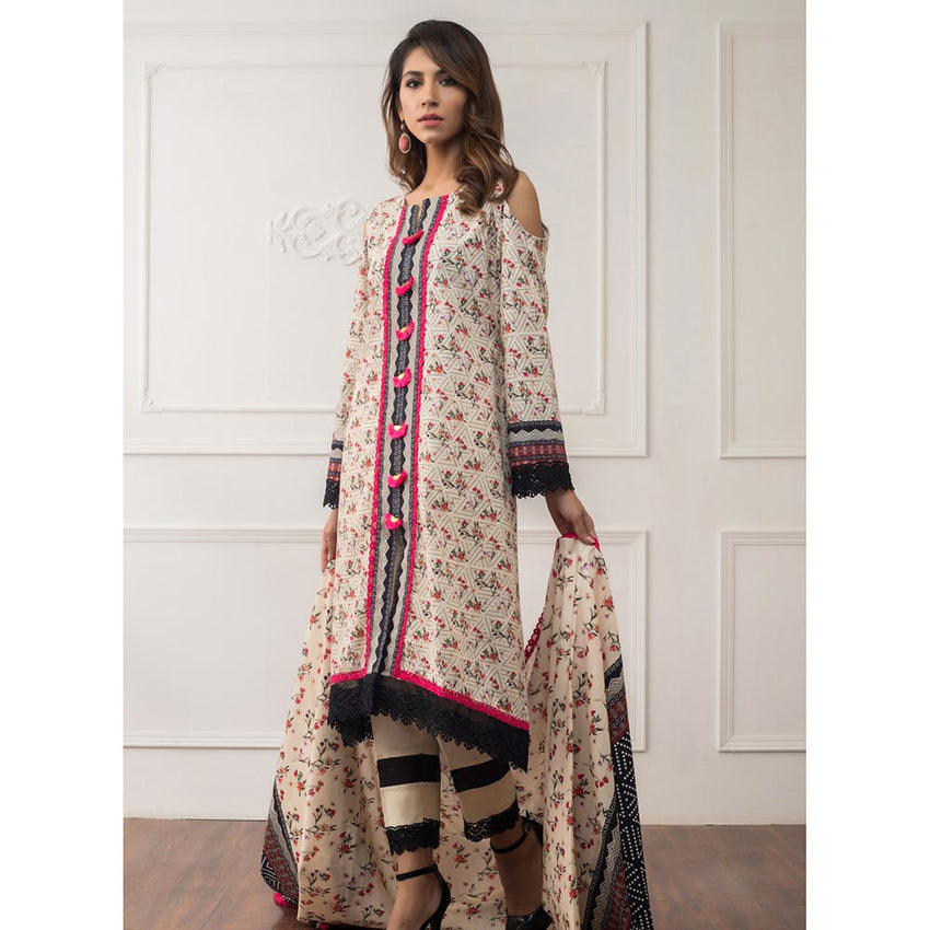Salina Digital Printed Khaddar 3Pcs Un-Stitched Suit Vol 3 - 06, Women, 3Pcs Shalwar Suit, Regalia Textiles, Chase Value