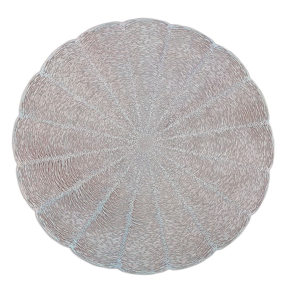 Table Mat Vinyl 6 Pcs Set - F - Silver, Home & Lifestyle, Mats, Chase Value, Chase Value