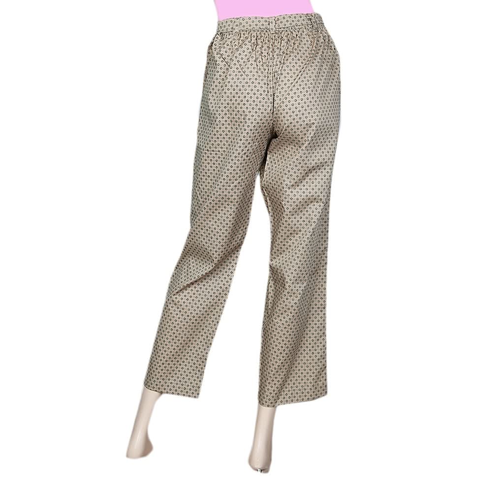 Women's Printed Trouser - Beige, Women, Pants & Tights, Chase Value, Chase Value