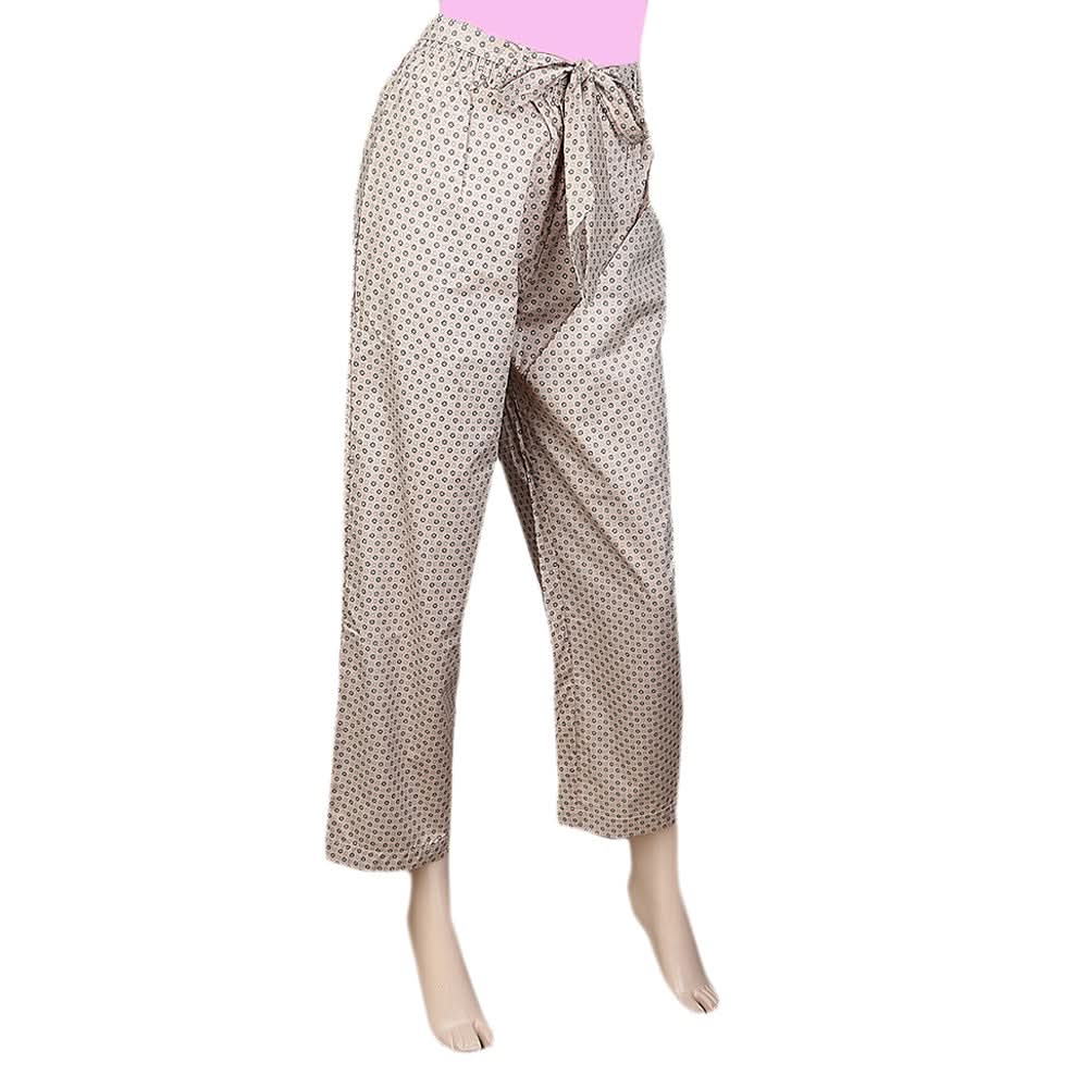 Women's Printed Trouser - Fawn, Women, Pants & Tights, Chase Value, Chase Value