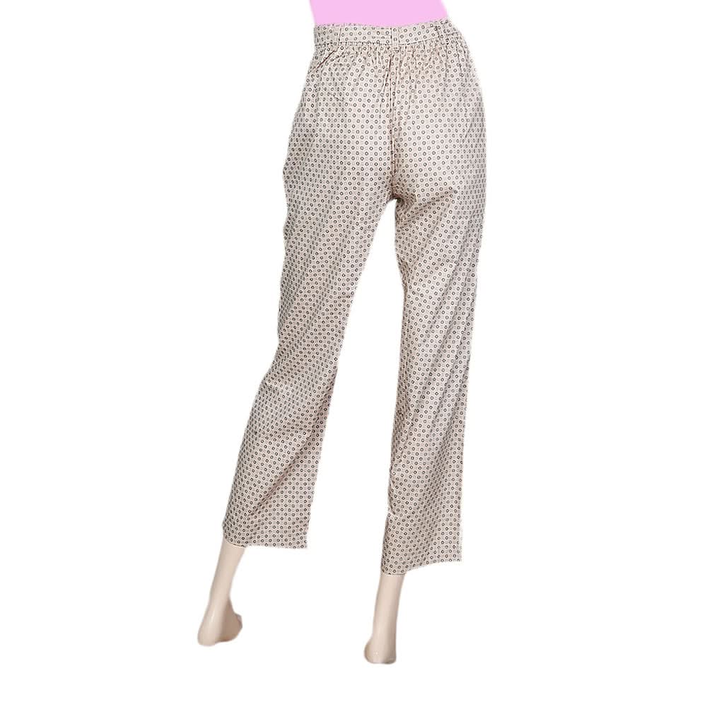 Women's Printed Trouser - Fawn, Women, Pants & Tights, Chase Value, Chase Value