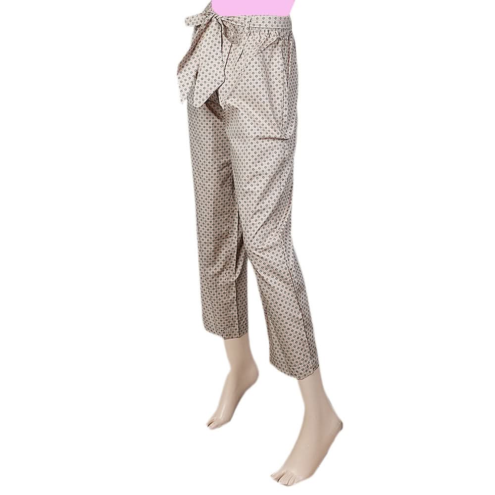 Women's Printed Trouser - Fawn, Women, Pants & Tights, Chase Value, Chase Value