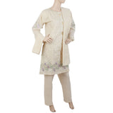 Women's Embroidered Fancy 3Pcs Suit - Skin, Women, Shalwar Suits, Chase Value, Chase Value