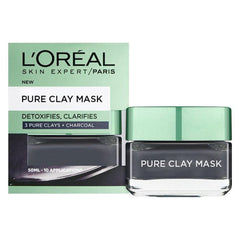 Loreal Paris Pure Clay Charcoal Mask 50ml, Beauty & Personal Care, Masks, L'Oreal, Chase Value