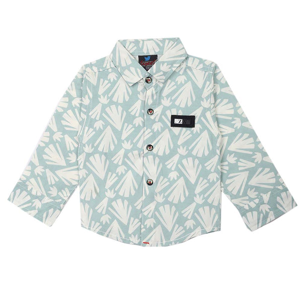 Boys Full Sleeves Casual Shirt - Sky Green, Boys Shirts, Chase Value, Chase Value