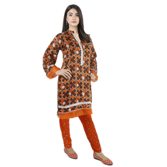 Karizma Printed Lawn 2 Pcs Un-Stitched Suit - 3A, Women, 2Pcs Shalwar Suit, United Textiles, Chase Value