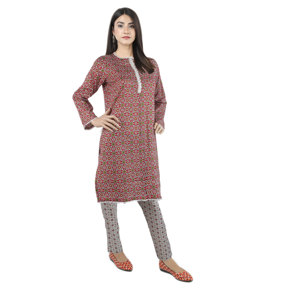 Karizma Printed Lawn 2 Pcs Un-Stitched Suit - 5A, Women, 2Pcs Shalwar Suit, United Textiles, Chase Value