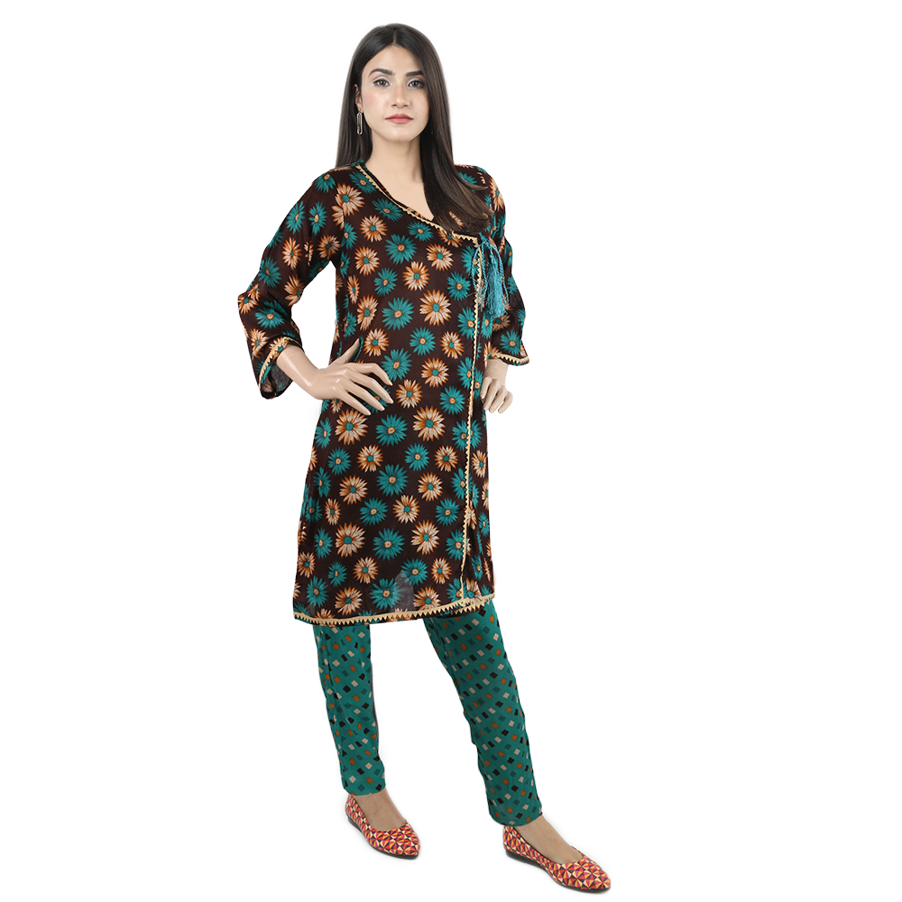 Karizma Printed Lawn 2 Pcs Un-Stitched Suit - 1B, Women, 2Pcs Shalwar Suit, United Textiles, Chase Value