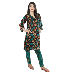 Karizma Printed Lawn 2 Pcs Un-Stitched Suit - 1B, Women, 2Pcs Shalwar Suit, United Textiles, Chase Value