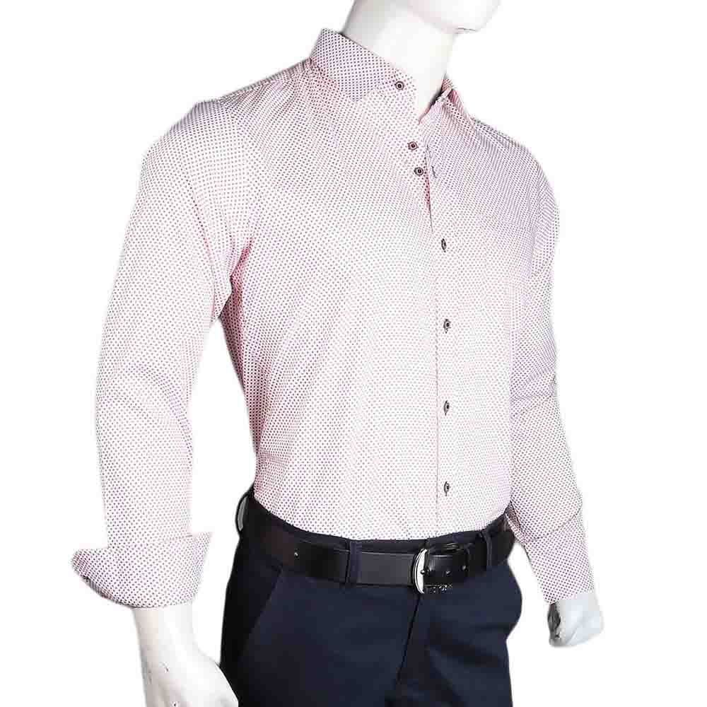 Men's Business Casual Shirt - Red-White, Men, Shirts, Chase Value, Chase Value