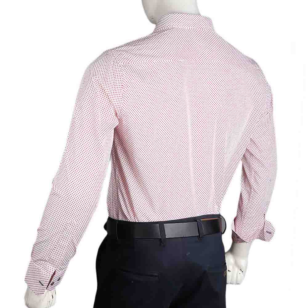 Men's Business Casual Shirt - Red-White, Men, Shirts, Chase Value, Chase Value