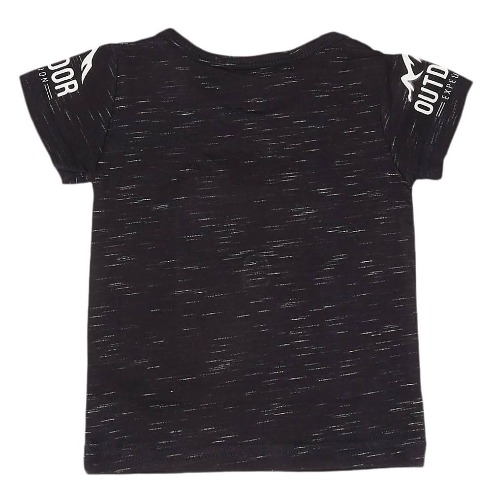 Boys Half Sleeves T-Shirt - Steel Blue, Kids, Boys T-Shirts, Chase Value, Chase Value