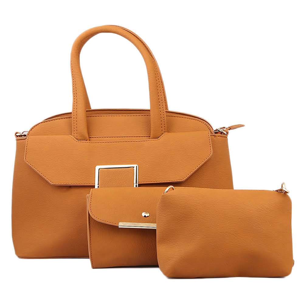 Women's Handbag 3 Piece - Taupe, Women, Bags, Chase Value, Chase Value