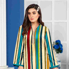 Tehzeeb Digital Khaddar Un-Stitched Kurti V-1, Women, Unstitched Kurti, Ulfat Textile, Chase Value