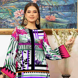 Tehzeeb Digital Khaddar Un-Stitched Kurti V-1, Women, Unstitched Kurti, Ulfat Textile, Chase Value