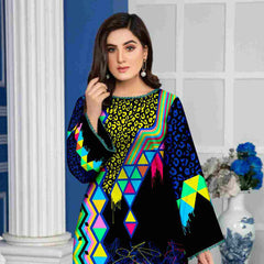 Tehzeeb Digital Khaddar Un-Stitched Kurti V-1, Women, Unstitched Kurti, Ulfat Textile, Chase Value