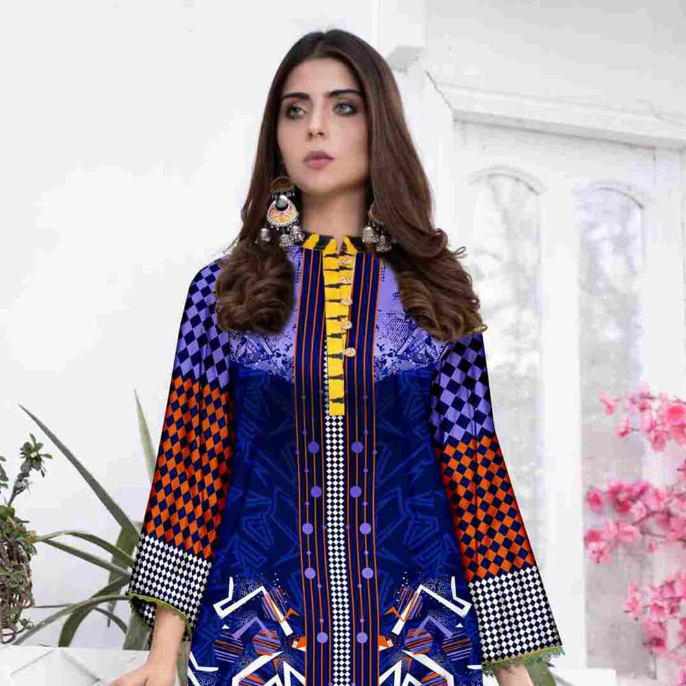 Tehzeeb Digital Khaddar Un-Stitched Kurti V-1, Women, Unstitched Kurti, Ulfat Textile, Chase Value