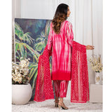 TIE & DYE Printed Cotton 3 Pcs Un-Stitched Suit - 7, Women, 3Pcs Shalwar Suit, ZS Textiles, Chase Value