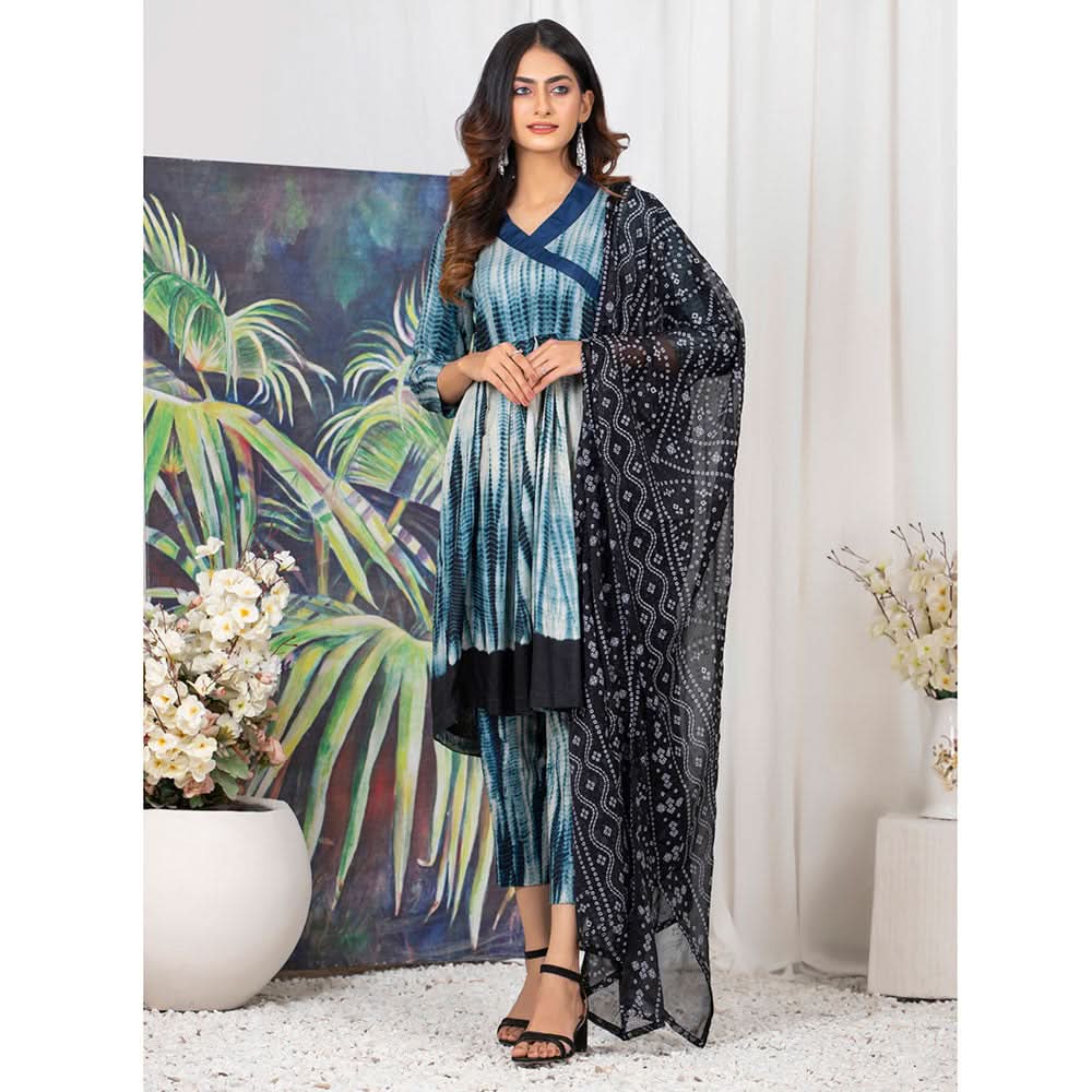 TIE & DYE Printed Cotton 3 Pcs Un-Stitched Suit - 4, Women, 3Pcs Shalwar Suit, ZS Textiles, Chase Value