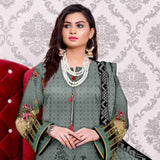 SAQAFAT Twill Digital Printed 3 Pcs Un-Stitched Suit - 2, Women, 3Pcs Shalwar Suit, Ulfat Textile, Chase Value