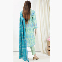 Saffron Digital Printed Unstitched 3Pcs Suit - 9A, Women, 3Pcs Shalwar Suit, Saya, Chase Value