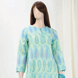 Saffron Digital Printed Unstitched 3Pcs Suit - 9A, Women, 3Pcs Shalwar Suit, Saya, Chase Value