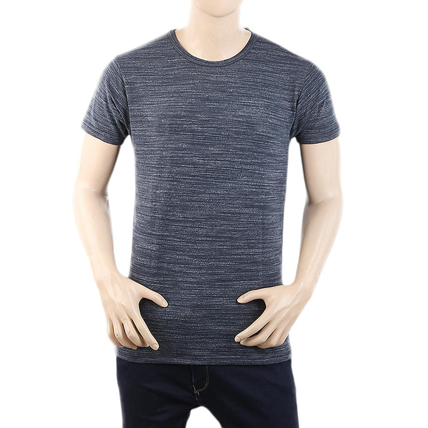Men's Half Sleeves T-Shirt - Navy Blue, Men, T-Shirts And Polos, Chase Value, Chase Value