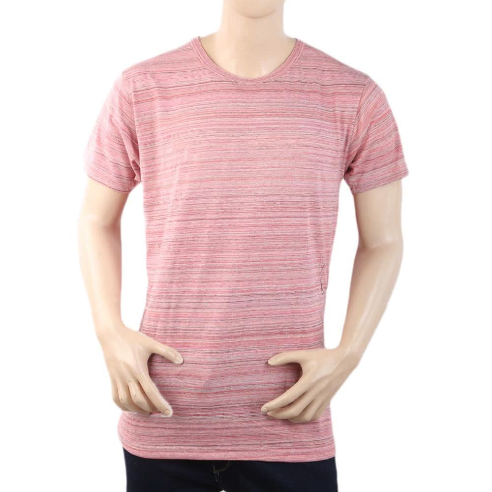 Men's Half Sleeves T-Shirt - Peach, Men, T-Shirts And Polos, Chase Value, Chase Value