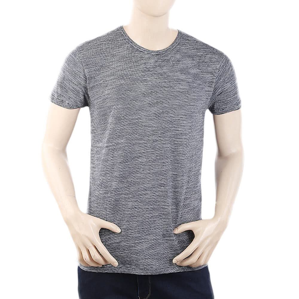 Men's Half Sleeves T-Shirt - Dark Grey, Men, T-Shirts And Polos, Chase Value, Chase Value