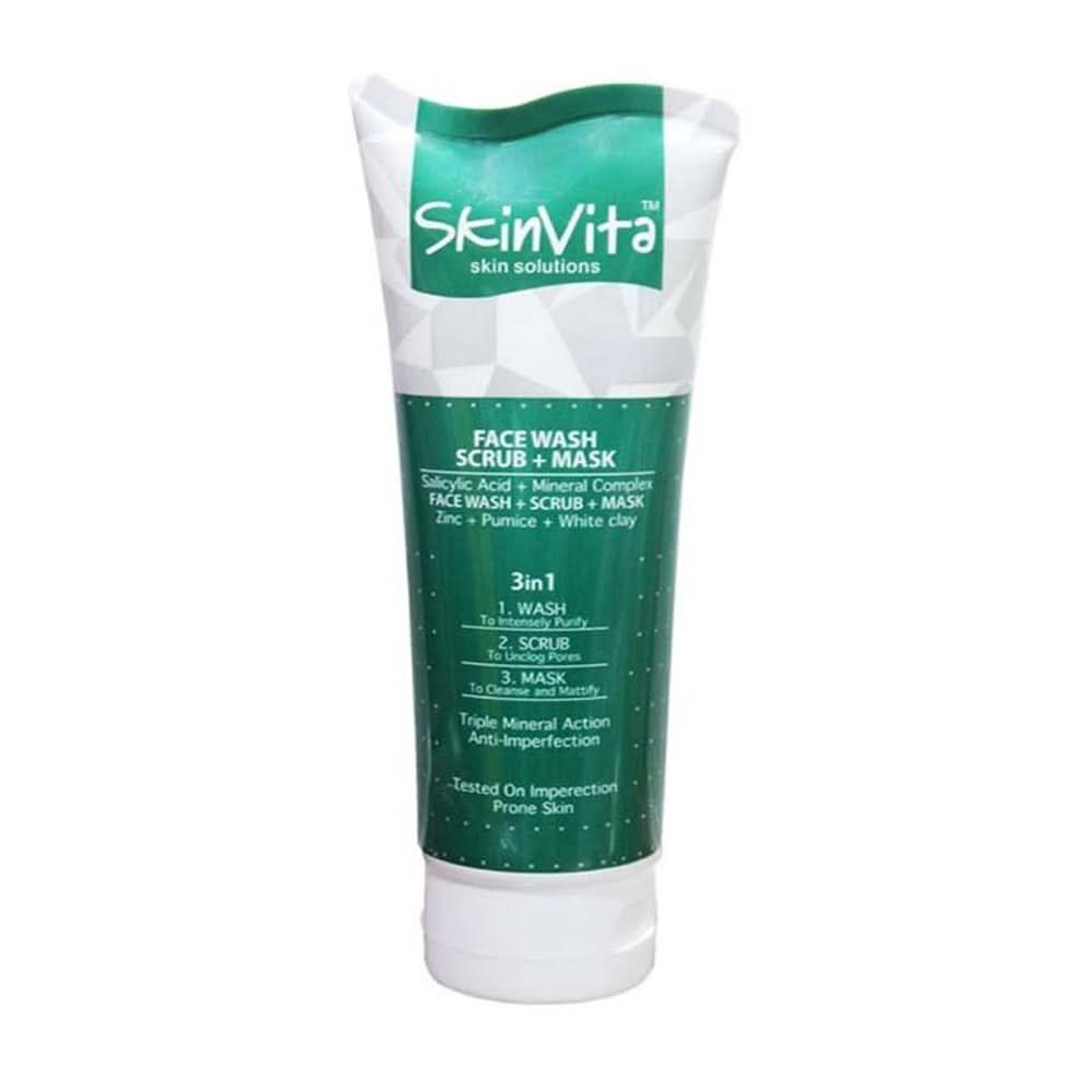 SkinVita Skin Solutions 3 in 1, Beauty & Personal Care, Face Washes, Beauty & Personal Care, Scrubs, Beauty & Personal Care, Masks, Chase Value, Chase Value