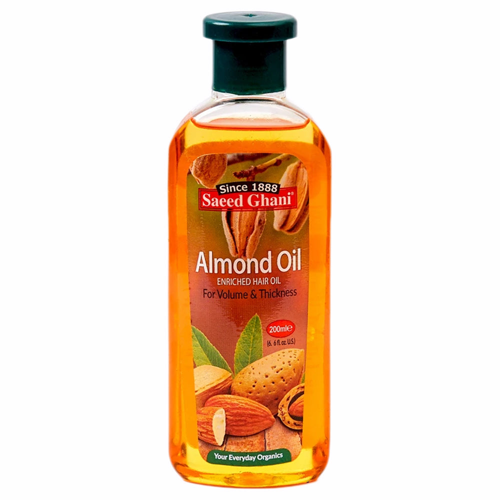 Saeed Ghani Non Sticky Almond Oil - 200ml, Hair Oils, Saeed Ghani, Chase Value