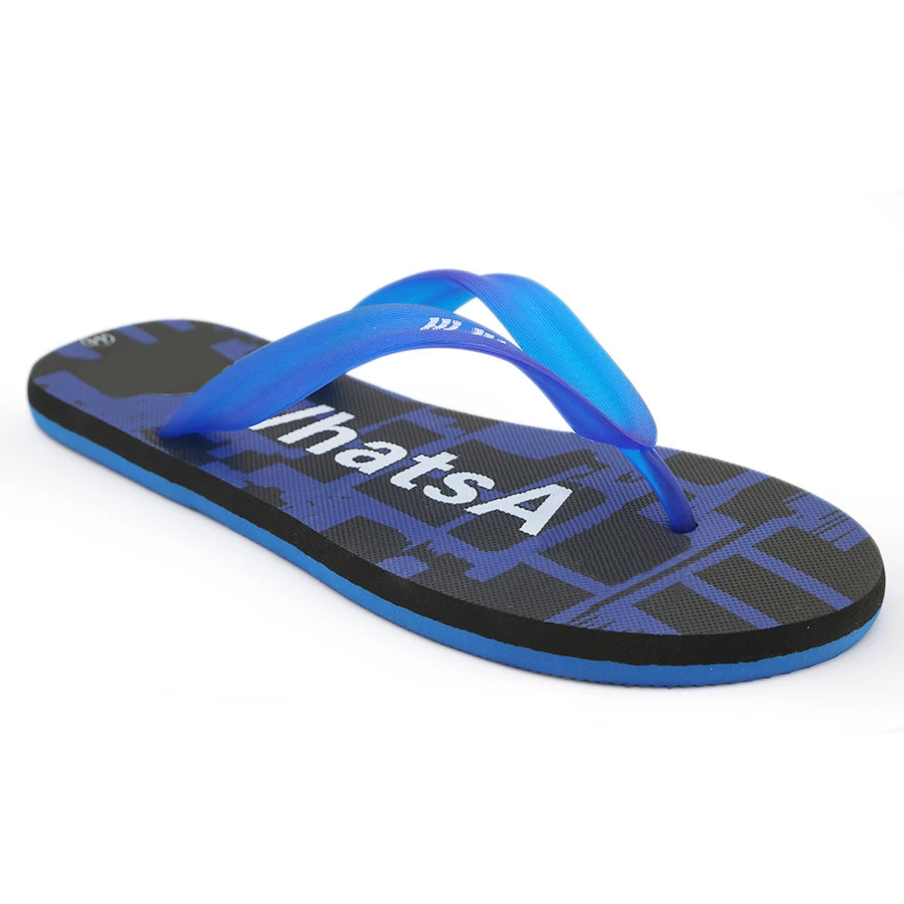 Men's Slipper - Blue, Men, Slippers, Chase Value, Chase Value