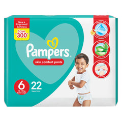 Pampers Skin Comfort Pants 6 (14-19) Kg Extra Large 22 Nappy Pants, Diapers & Wipes, Pampers, Chase Value