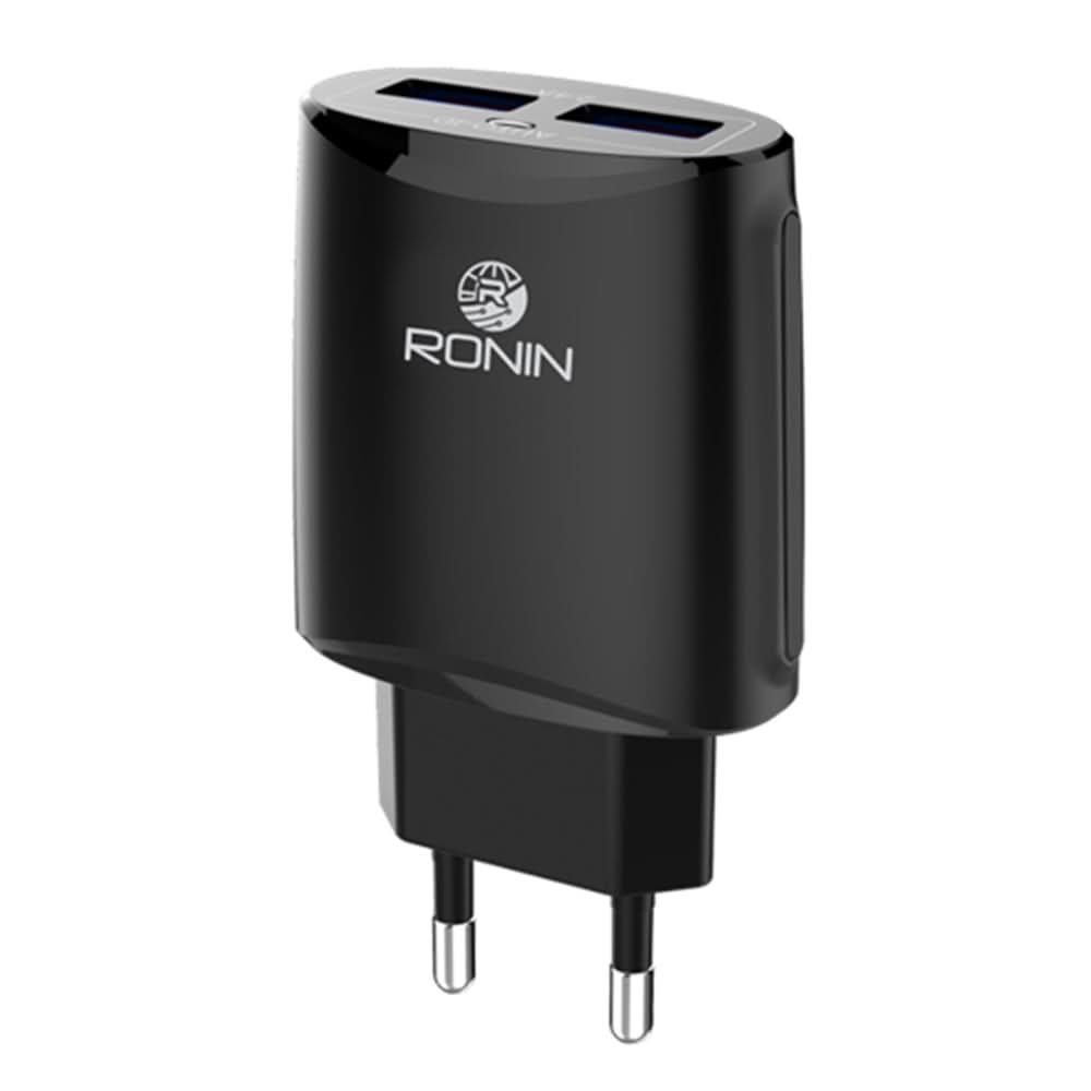 Ronin Graceful Dual USB Android Charger R-815 - Black, Home & Lifestyle, Mobile Charger, Chase Value, Chase Value