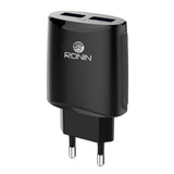 Ronin Graceful Dual USB Android Charger R-815 - Black, Home & Lifestyle, Mobile Charger, Chase Value, Chase Value