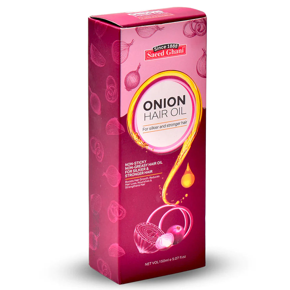 Saeed Ghani Onion Hair Growth Oil - 150ml, Hair Oils, Saeed Ghani, Chase Value