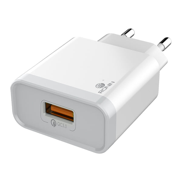 Ronin Qualcomm Android Quick Charge 3.0 R-930 - White, Home & Lifestyle, Mobile Charger, Ronin, Chase Value